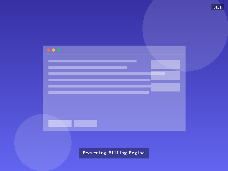 Recurring Billing Engine