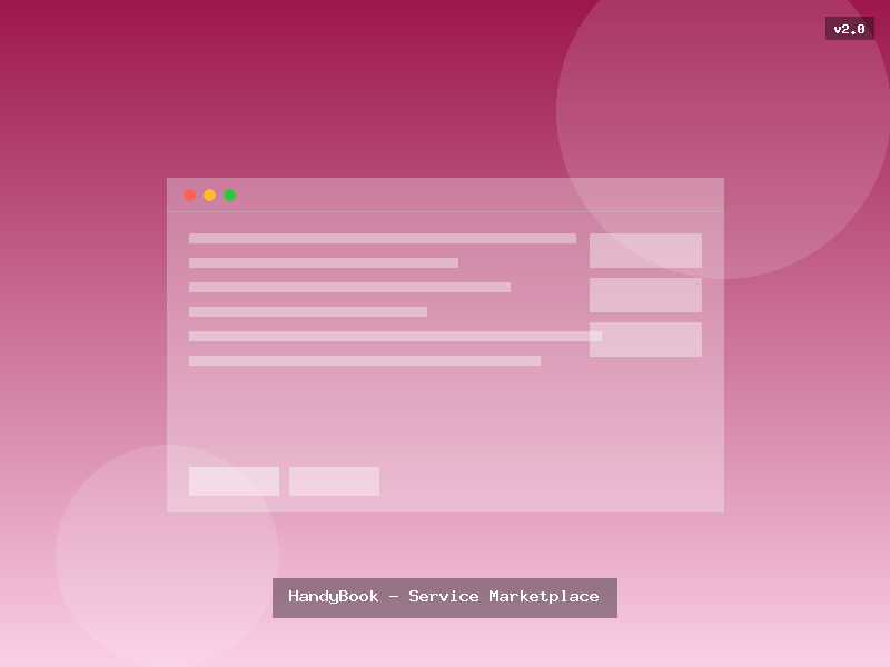 HandyBook - Service Marketplace