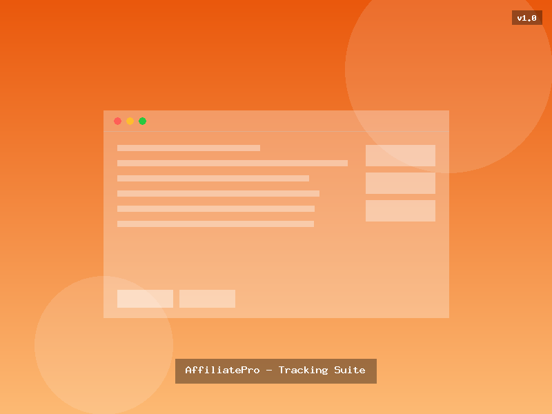 AffiliatePro - Tracking Suite
