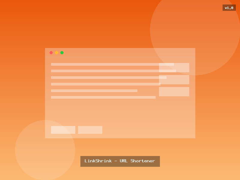 LinkShrink - URL Shortener