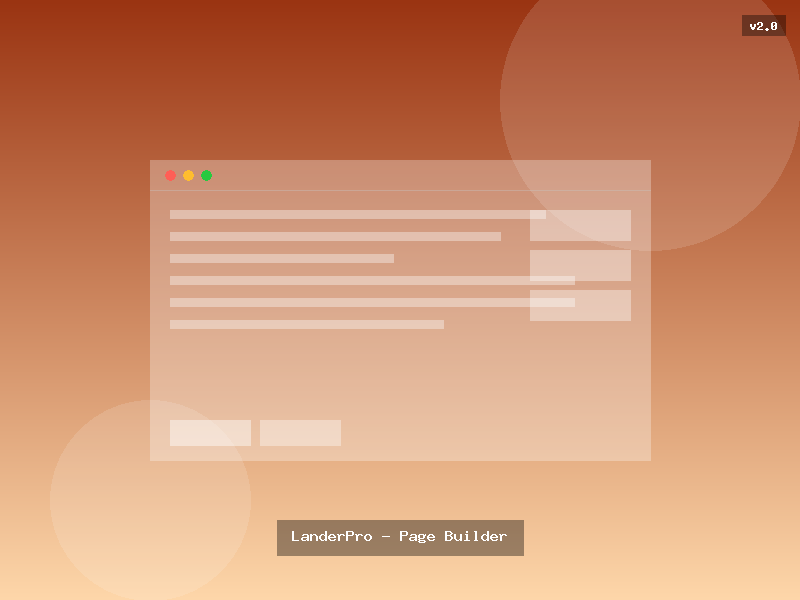 LanderPro - Page Builder