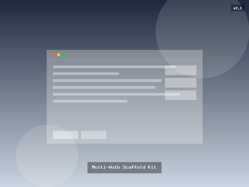 Multi-Auth Scaffold Kit