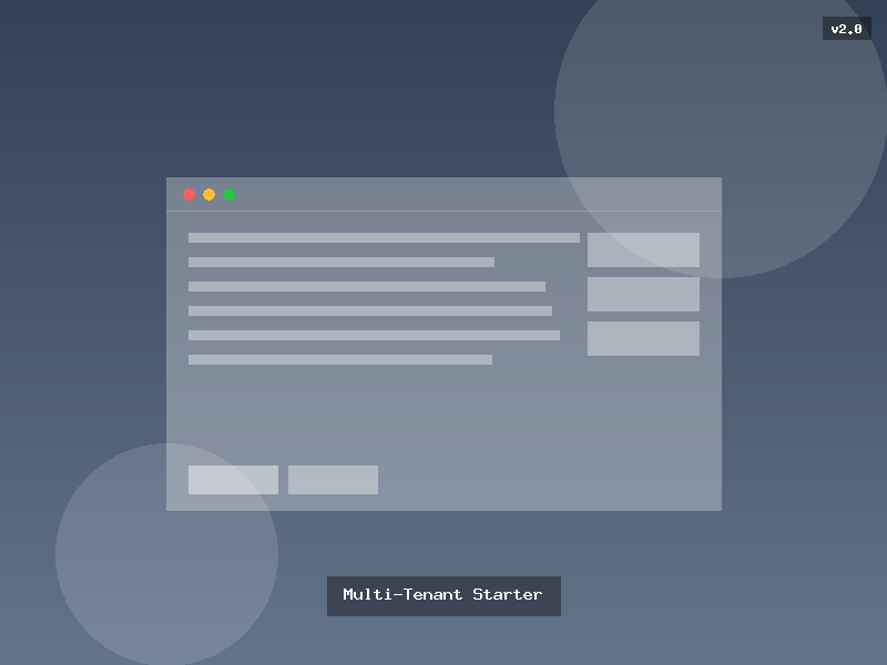 Multi-Tenant Starter