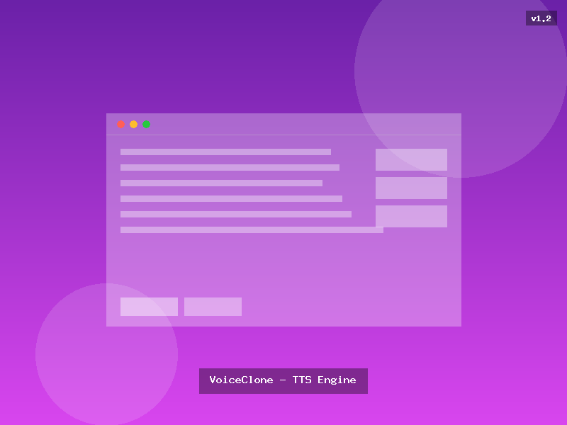 VoiceClone - TTS Engine