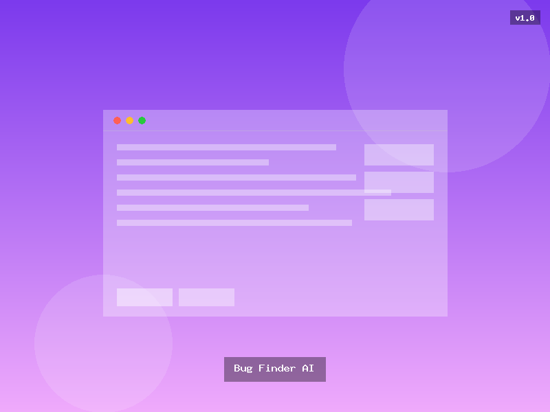 Bug Finder AI