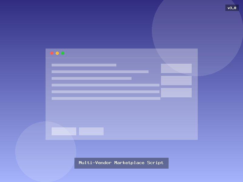 Multi-Vendor Marketplace Script