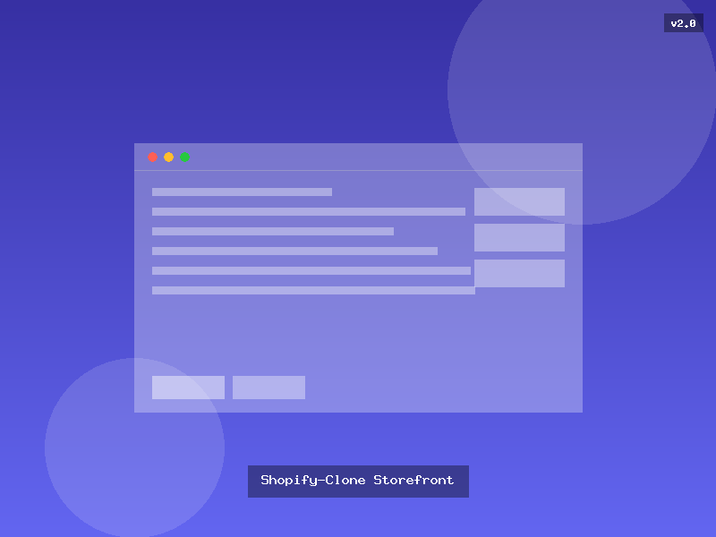 Shopify-Clone Storefront