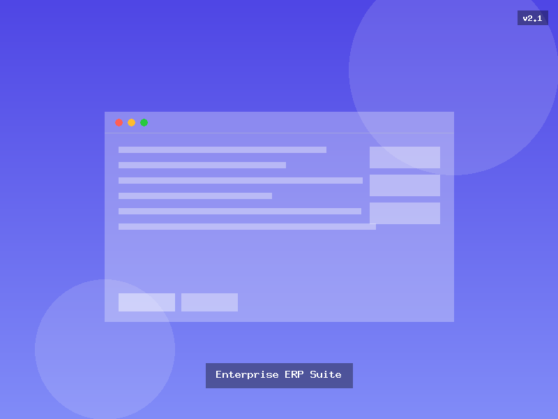 Enterprise ERP Suite