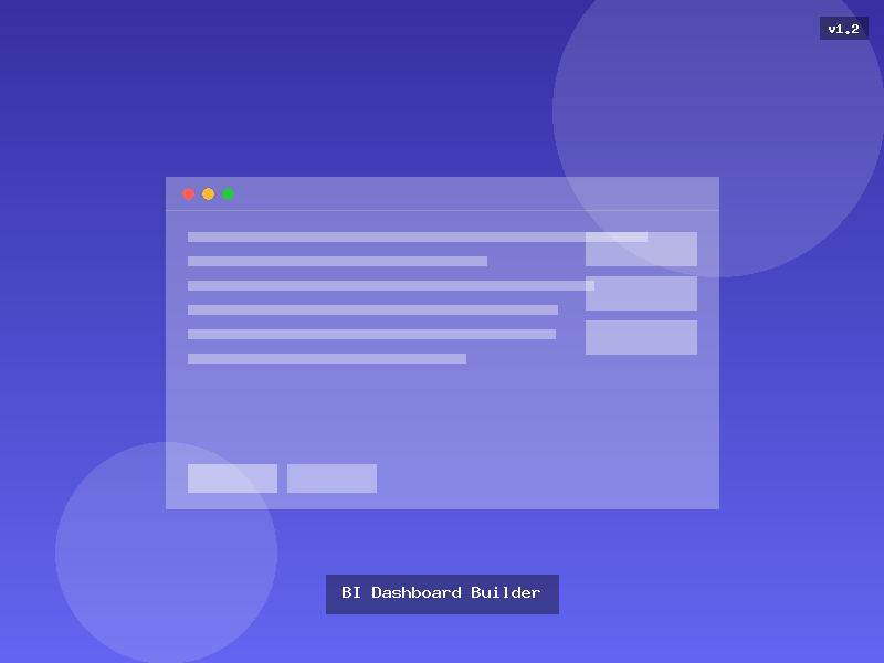BI Dashboard Builder