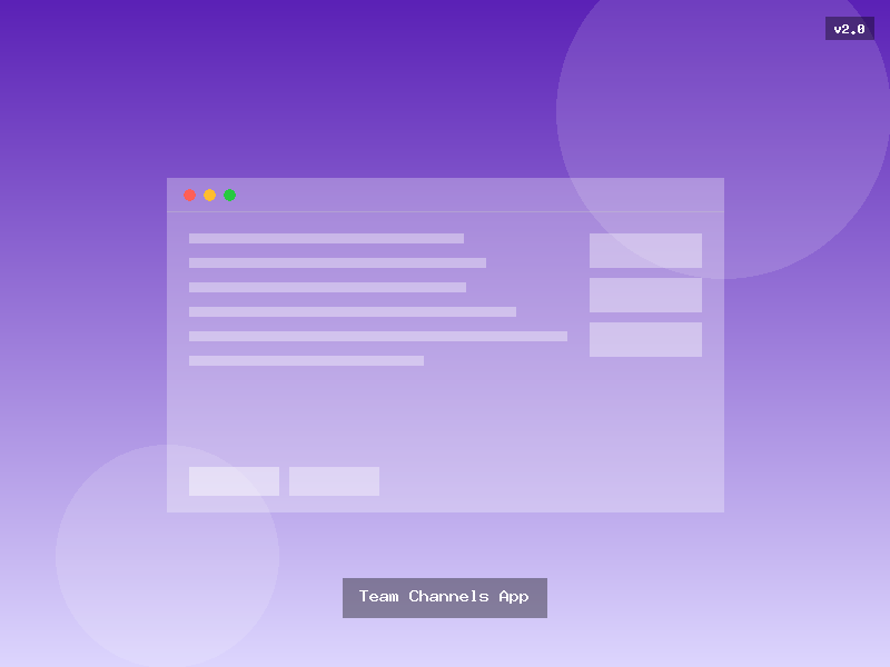Team Channels App