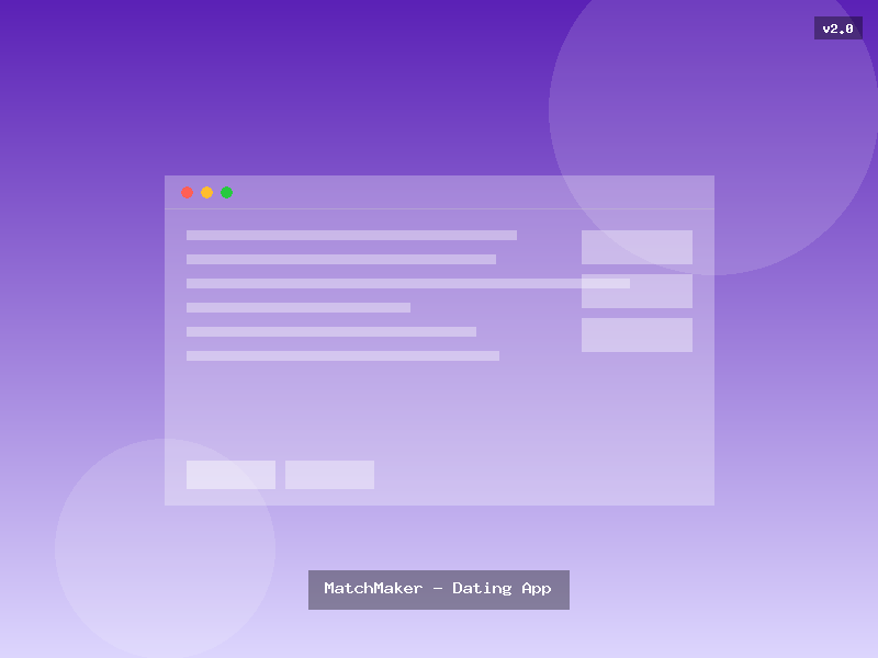 MatchMaker - Dating App