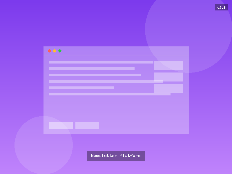 Newsletter Platform