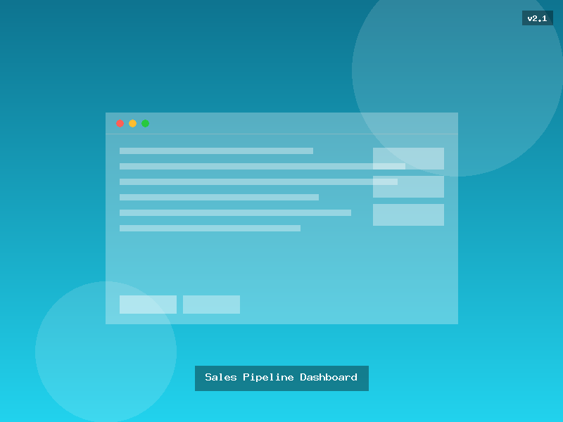 Sales Pipeline Dashboard