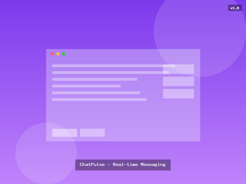 ChatPulse - Real-time Messaging