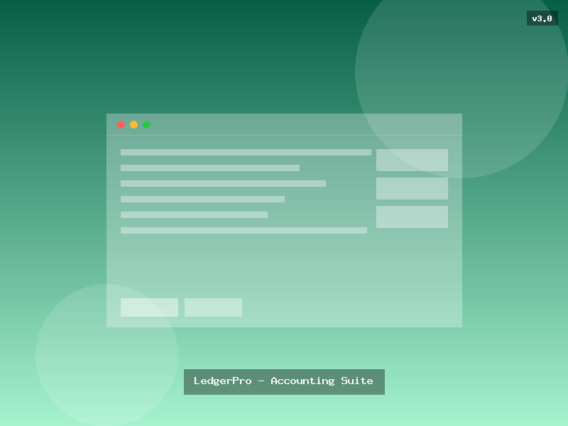 LedgerPro - Accounting Suite