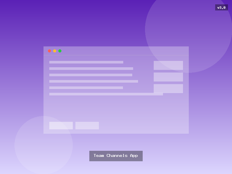 Team Channels App
