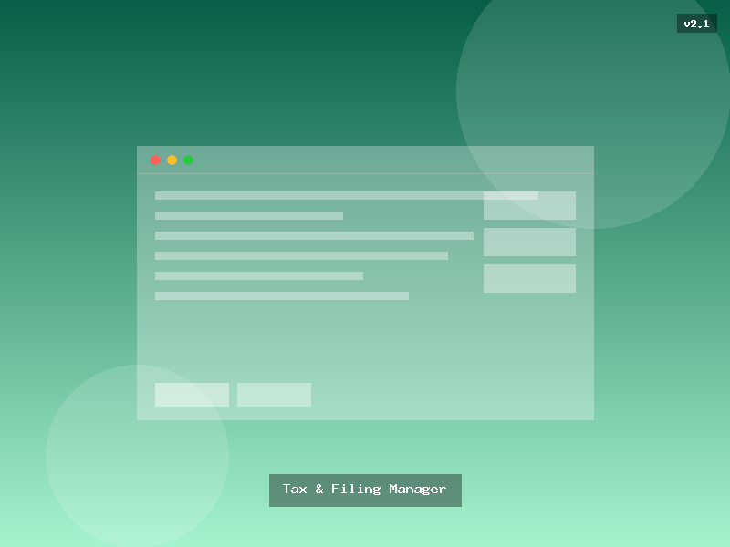Tax & Filing Manager