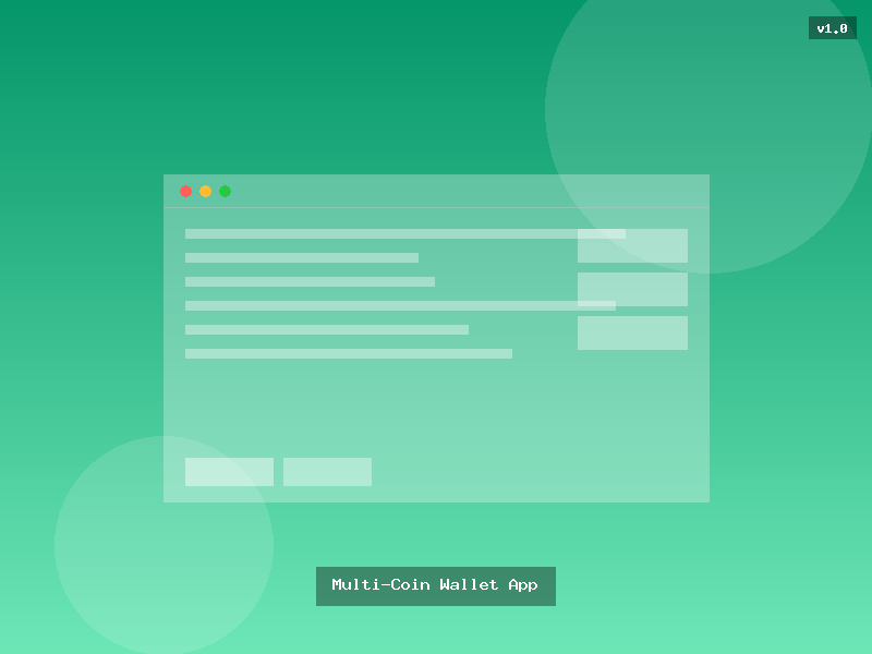 Multi-Coin Wallet App