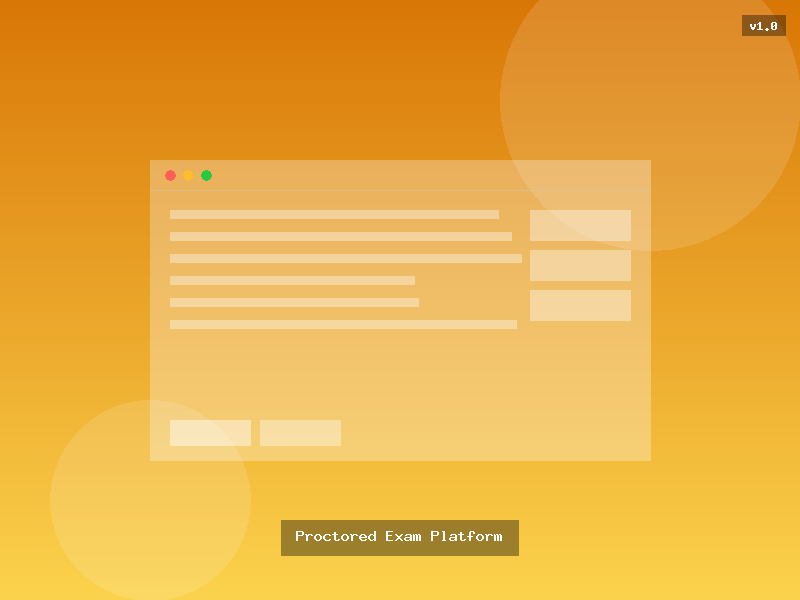 Proctored Exam Platform