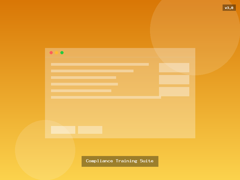 Compliance Training Suite