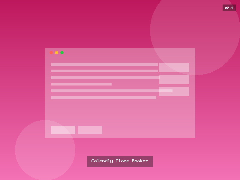 Calendly-Clone Booker
