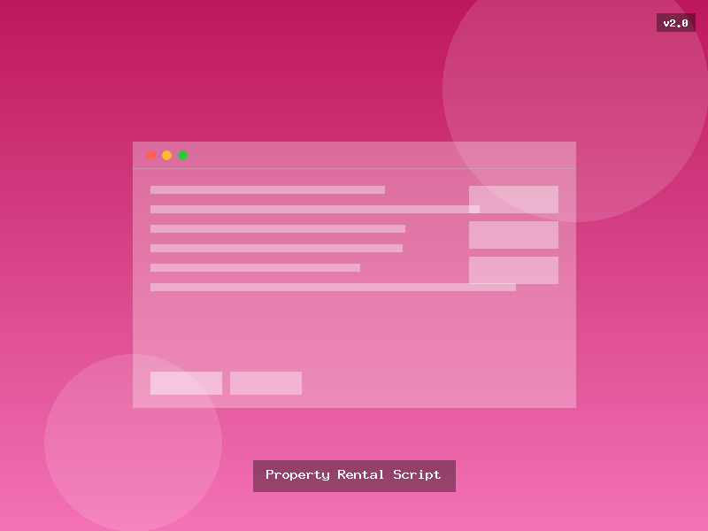 Property Rental Script
