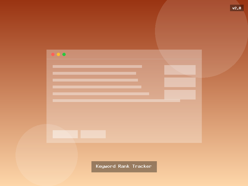 Keyword Rank Tracker