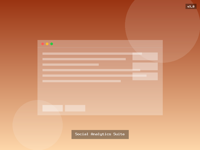 Social Analytics Suite