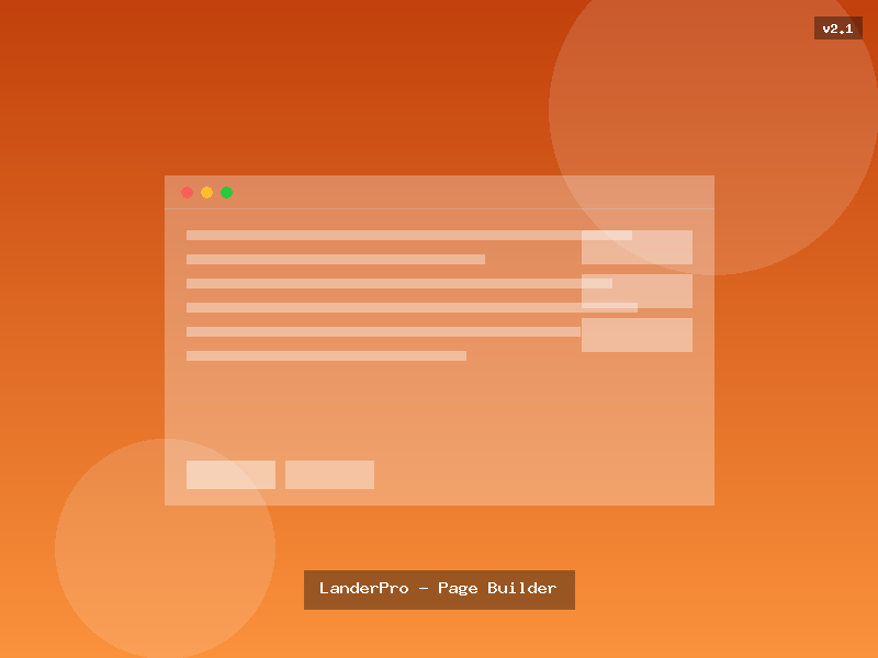 LanderPro - Page Builder