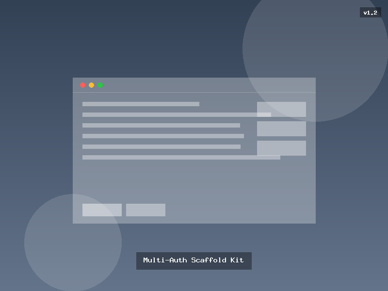 Multi-Auth Scaffold Kit