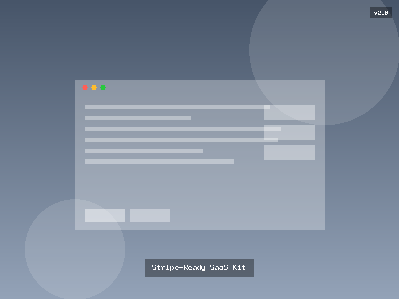 Stripe-Ready SaaS Kit