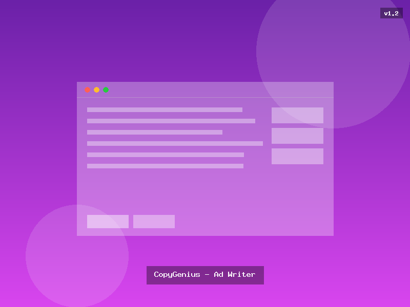 CopyGenius - Ad Writer