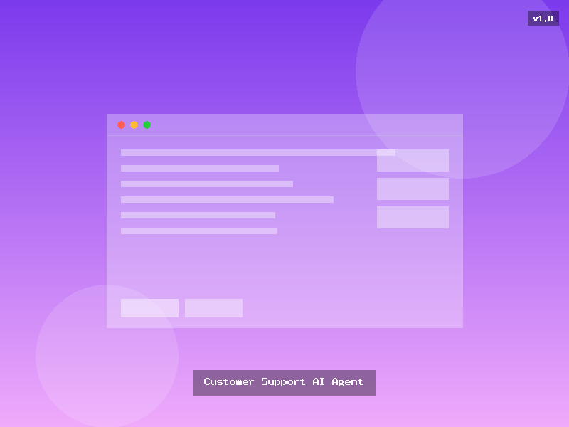 Customer Support AI Agent