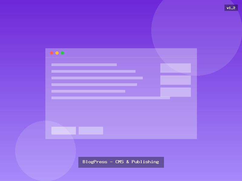 BlogPress - CMS & Publishing