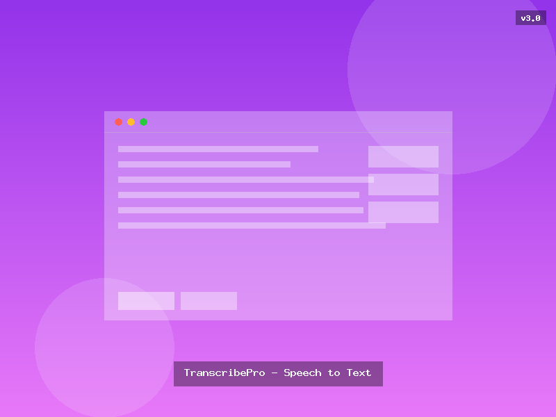 TranscribePro - Speech to Text