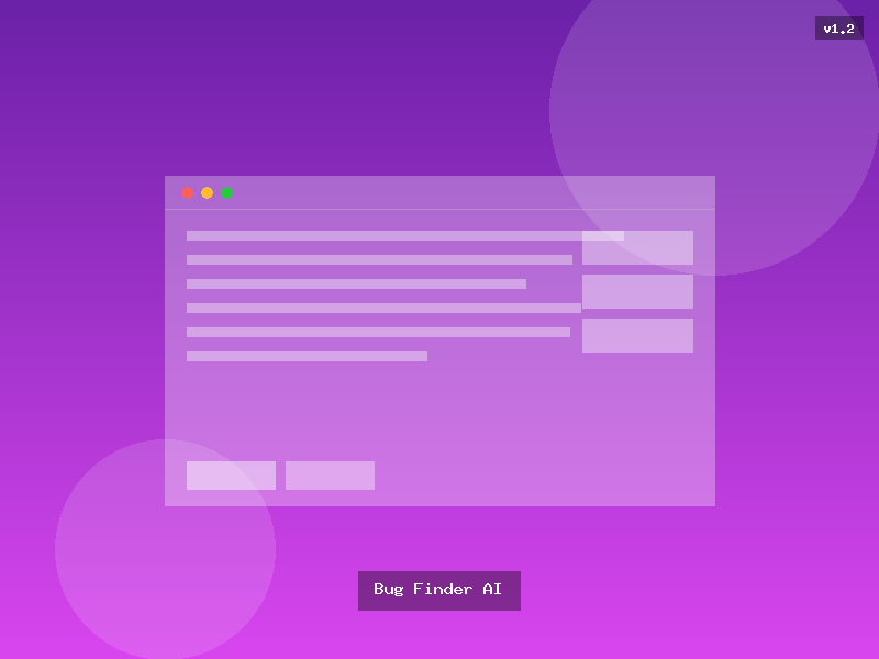Bug Finder AI