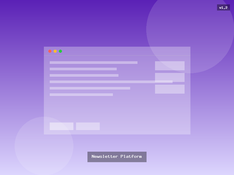 Newsletter Platform