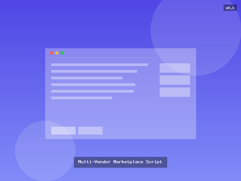 Multi-Vendor Marketplace Script