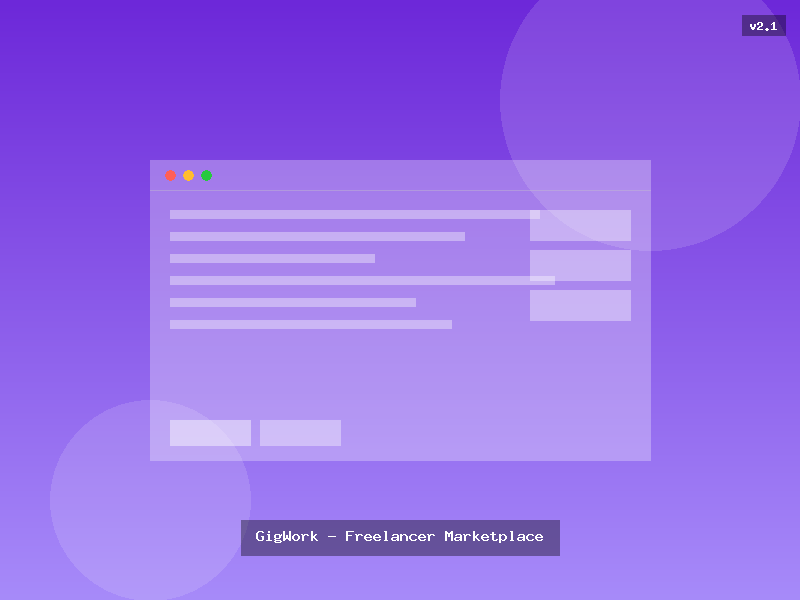 GigWork - Freelancer Marketplace