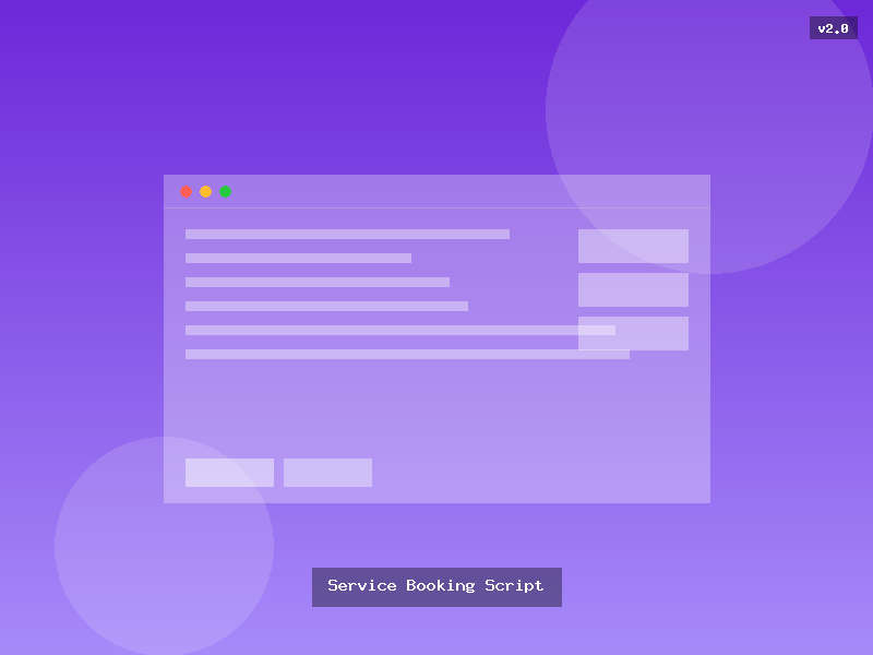 Service Booking Script
