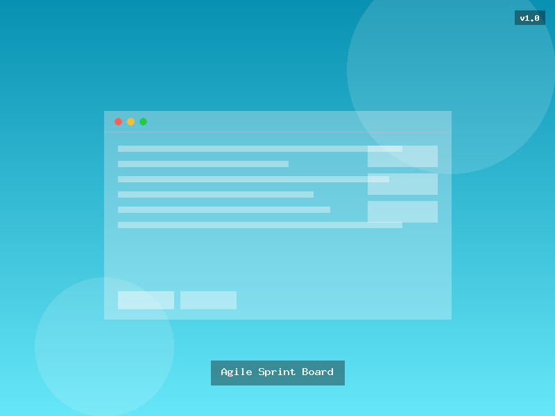 Agile Sprint Board