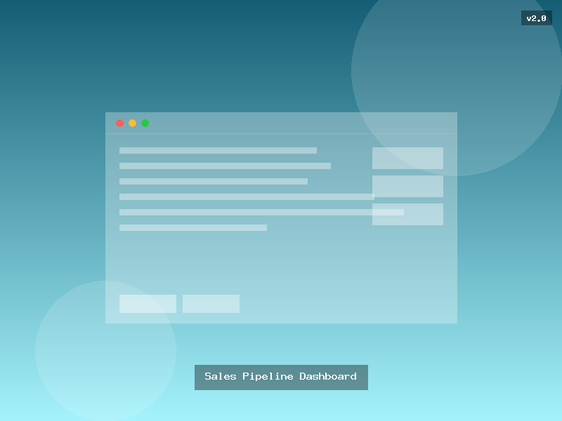 Sales Pipeline Dashboard