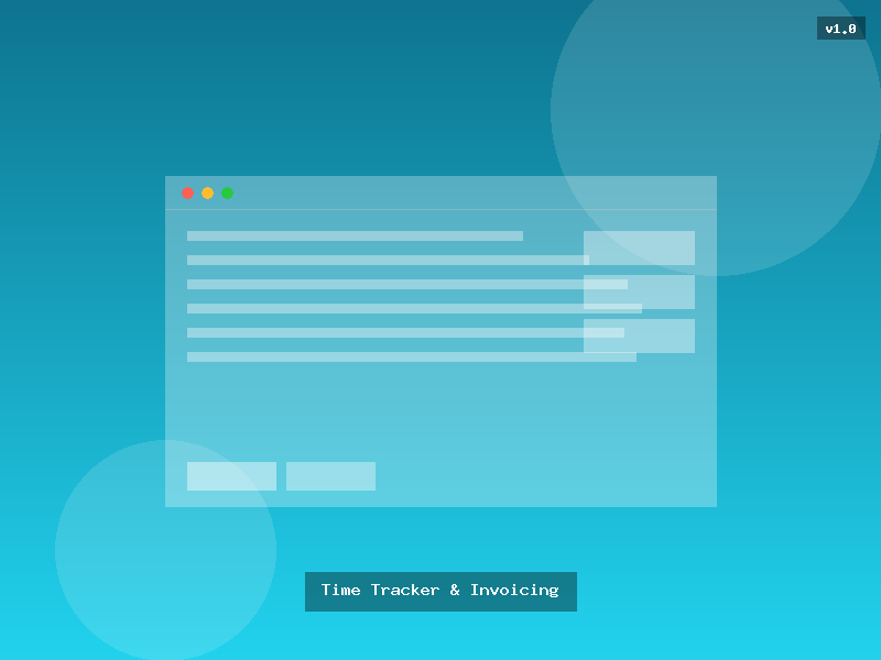 Time Tracker & Invoicing