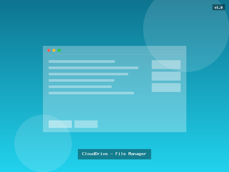 CloudDrive - File Manager
