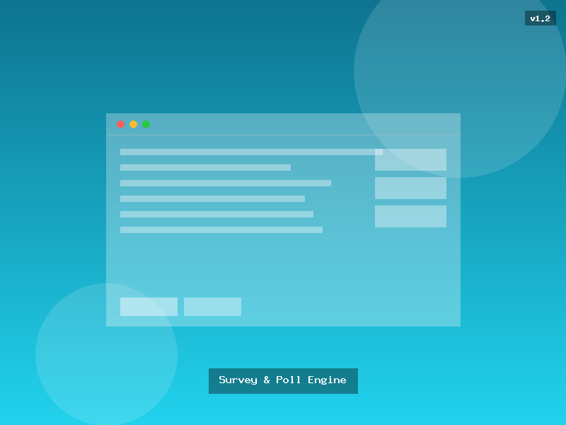 Survey & Poll Engine