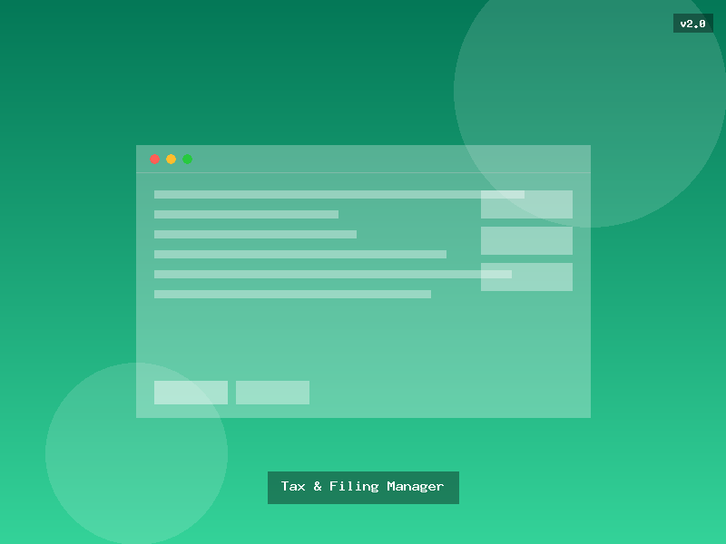 Tax & Filing Manager