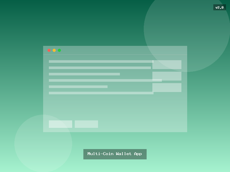 Multi-Coin Wallet App