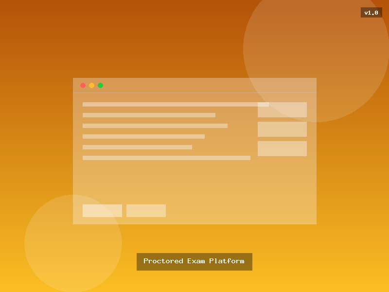 Proctored Exam Platform