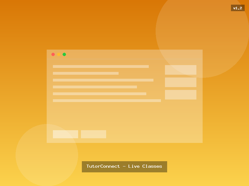 TutorConnect - Live Classes