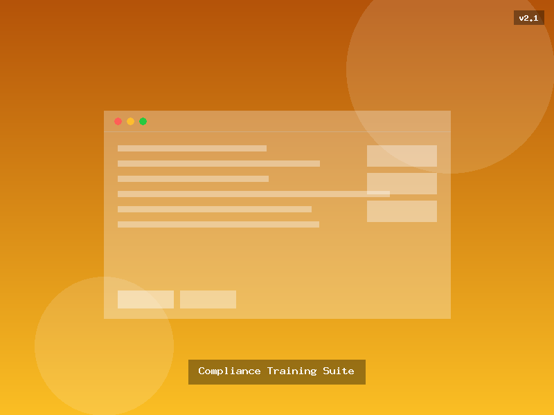 Compliance Training Suite